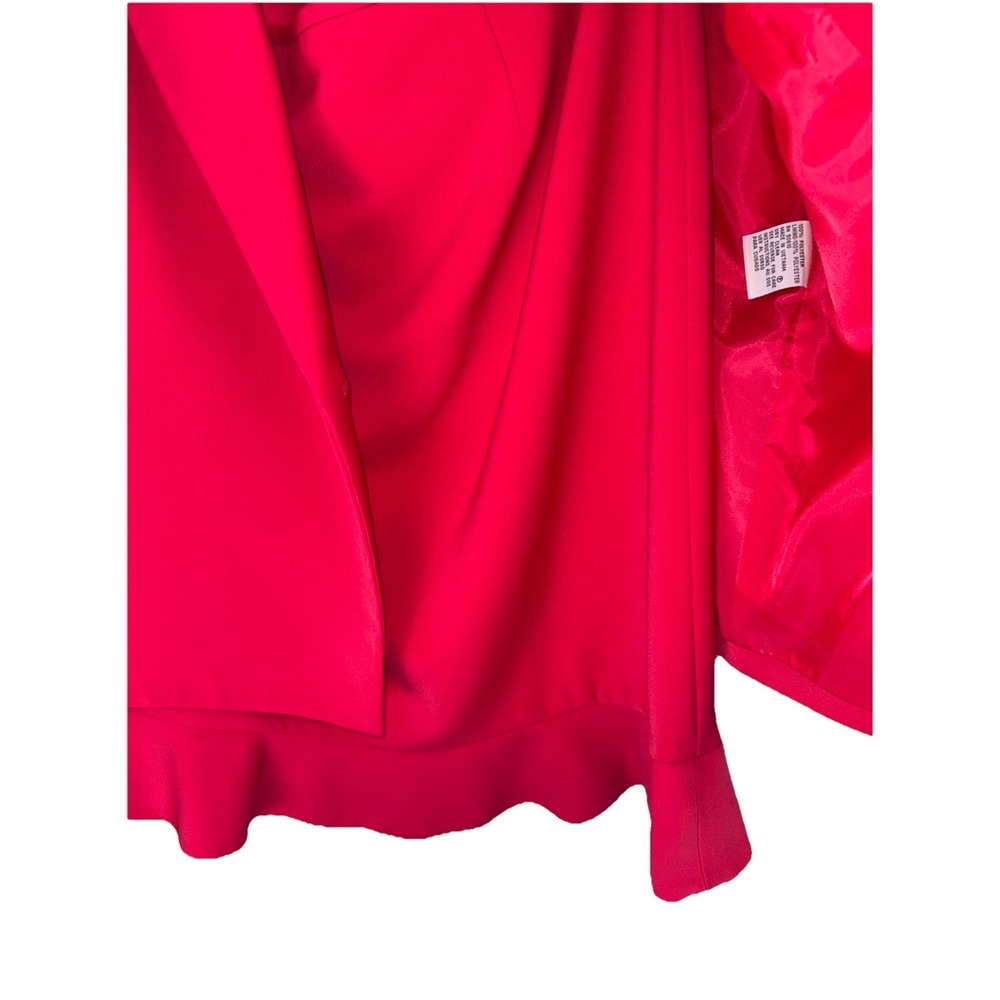 Kasper Pink Petite 16P Women's Suit Set‎ Jacket & Skirt Polyester Elastane - Picture 7 of 10